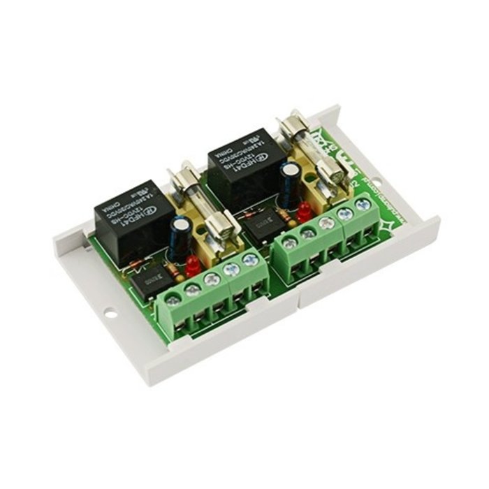 OBS Relais 2 voudig met glaszekering