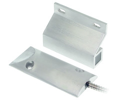 OBS Magneetcontact/roldeurcontact compact Aluminium poortcontact NB-004L voor vloermontage.