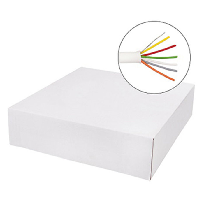 OBS Alarm cable solid 6 x 0.5mm shielded in box 200 meters