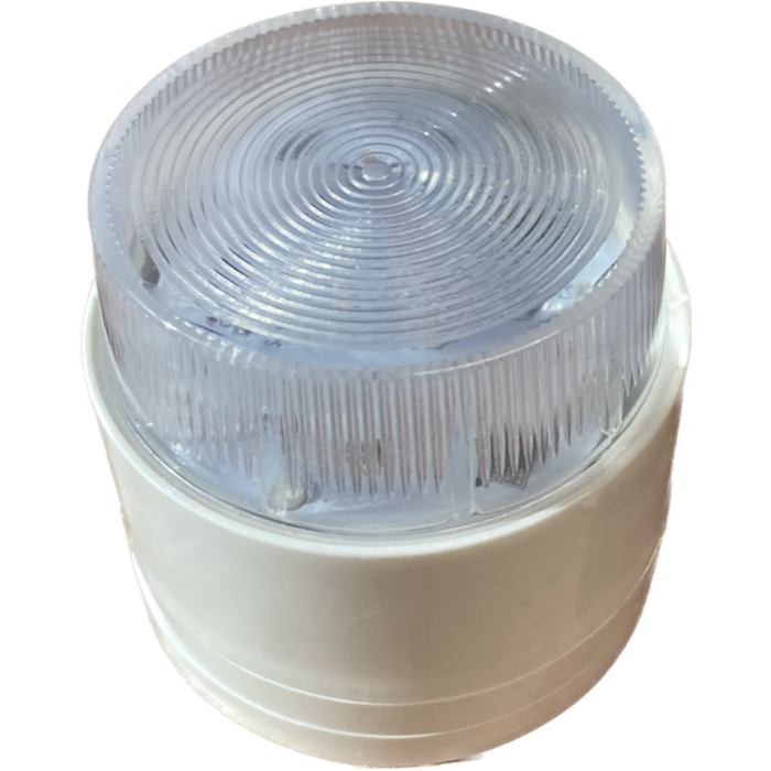 Elmdene Flitser Elmdene, LED flitser,2W., IP65, extra laag model wit voor op alarmsysteem