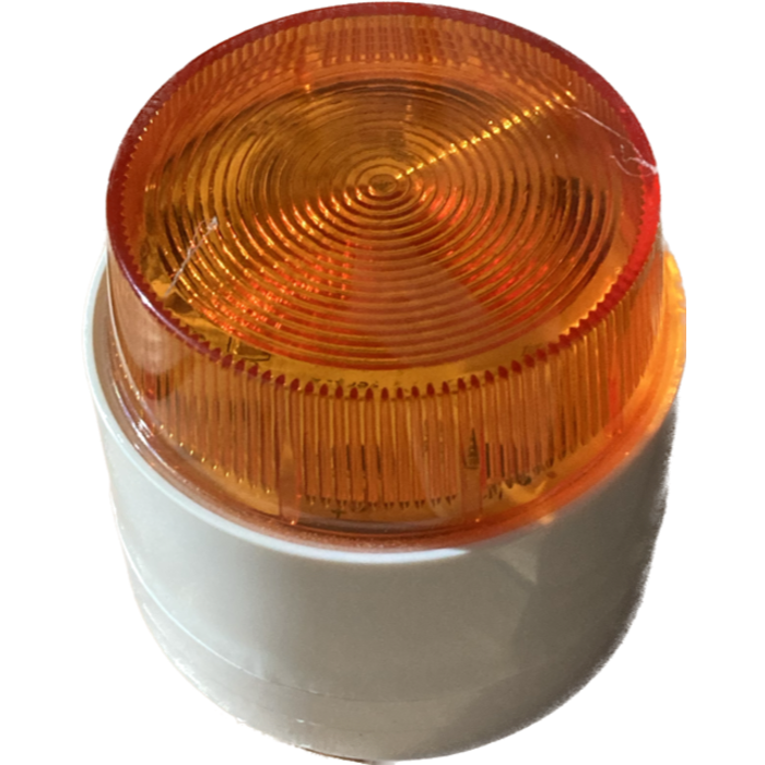 Elmdene Flitser Elmdene, LED flitser, 2W., IP65, extra laag model oranje voor alarmsysteem