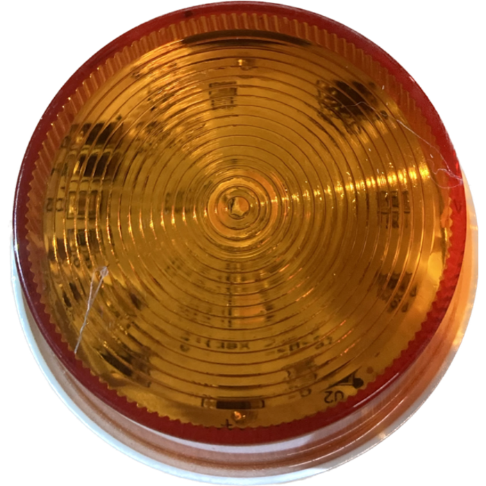 Elmdene Flitser Elmdene, LED flitser, 2W., IP65, extra laag model oranje voor alarmsysteem