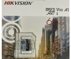 Hikvision micro sd kaart PRO 64GB tot 3000x herschrijfbaar