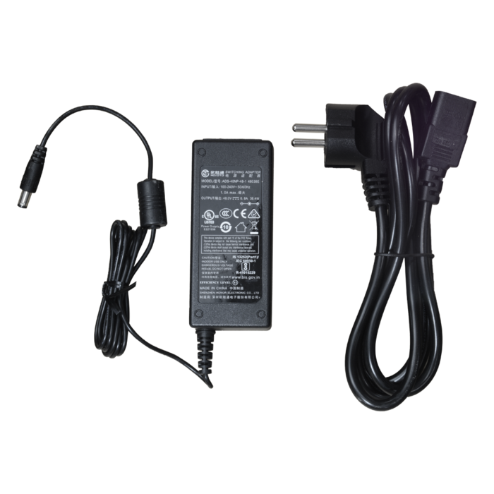 Power supply 48 Volt (V) 1 ampere (A)