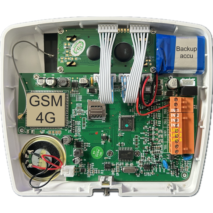 GSM kiezer GK0404NL-4GV2 geschikt voor 4G met spraaktekst en SMS bericht 4G LTE kiezer