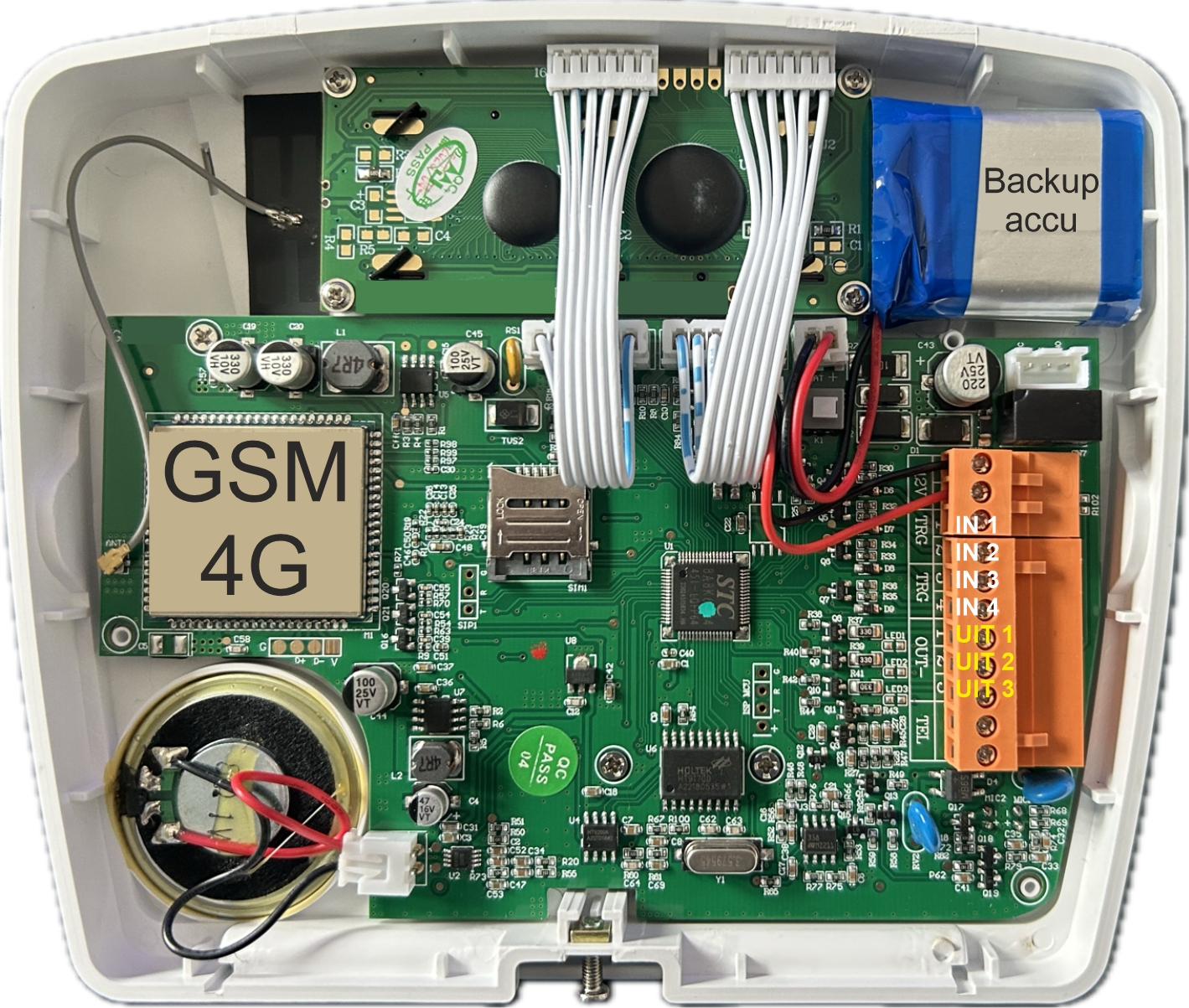 GSM dialer GK0404NL-4GV2, suitable for 4G (also known as a 4G LTE dialer) with voice text and SMS message