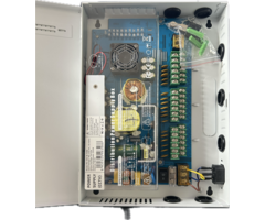 Power supply 12 volt 20A 18 fold for security camera narrow