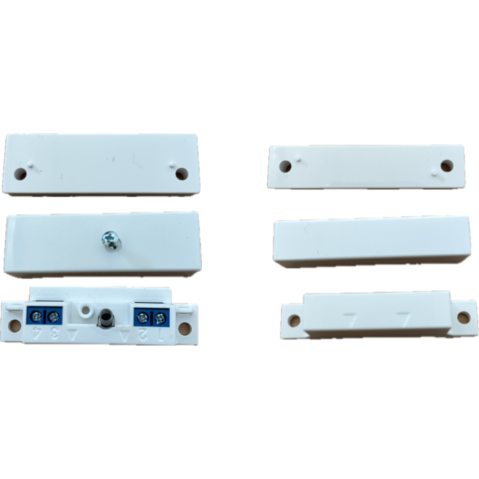 Magneetcontact opbouw met ingebouwde 1K weerstanden type MC4401K1K voor Galaxy alarmsystemen van Honeywell