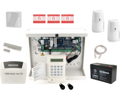 Honeywell Alarm met installatie voor woonhuis pakket GSM , diervriendelijk  GSM doormelding