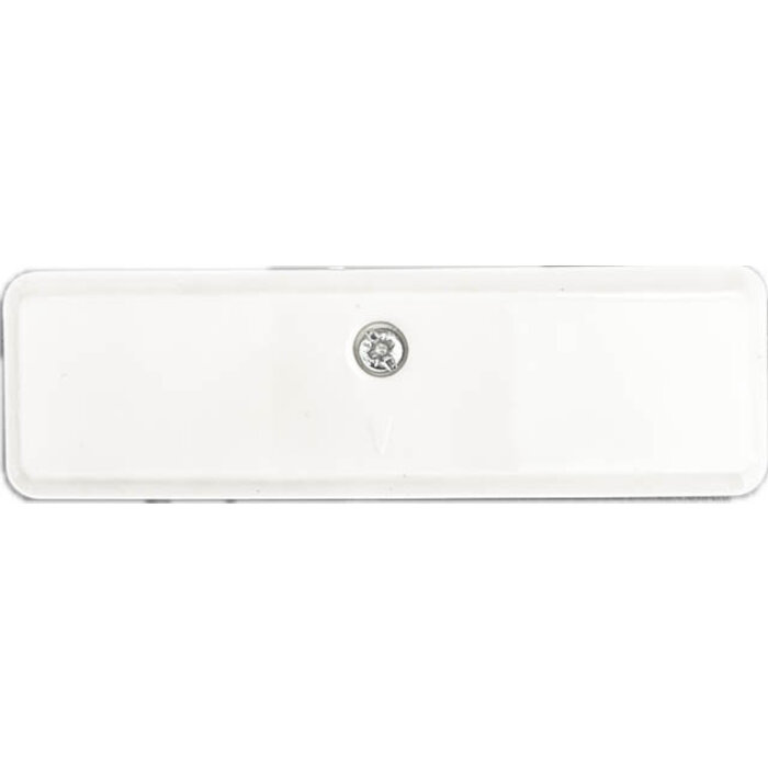 Junction box 8-way with tamper contact and screw terminals in white