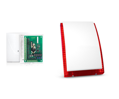 Wireless outdoor siren flasher 433mhz with transmitter