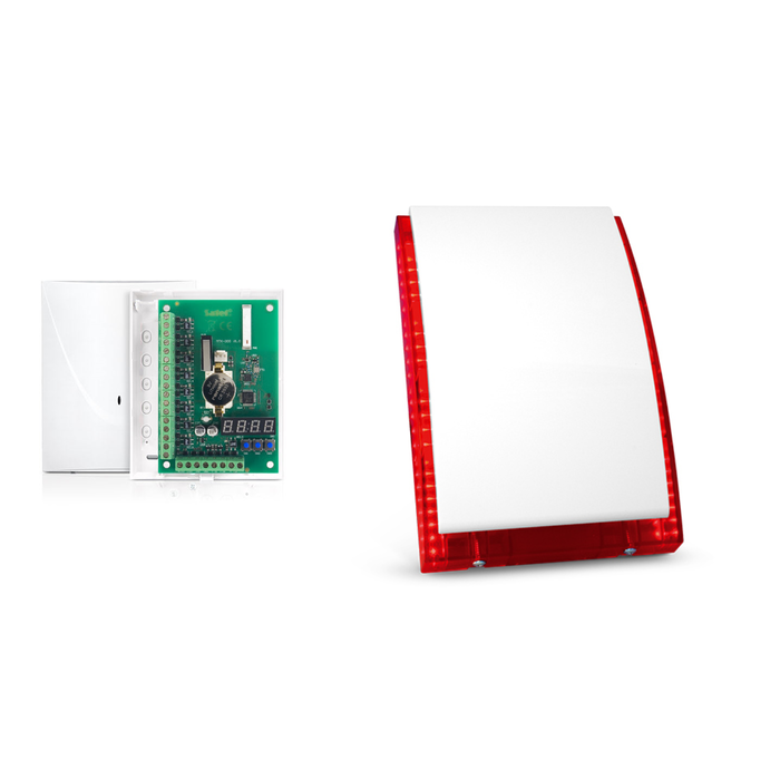 Wireless outdoor siren flasher 433mhz with transmitter