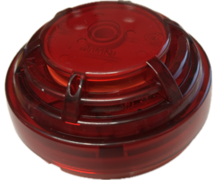 Wired fire siren colour red with base ROLP/R//3 - Copy