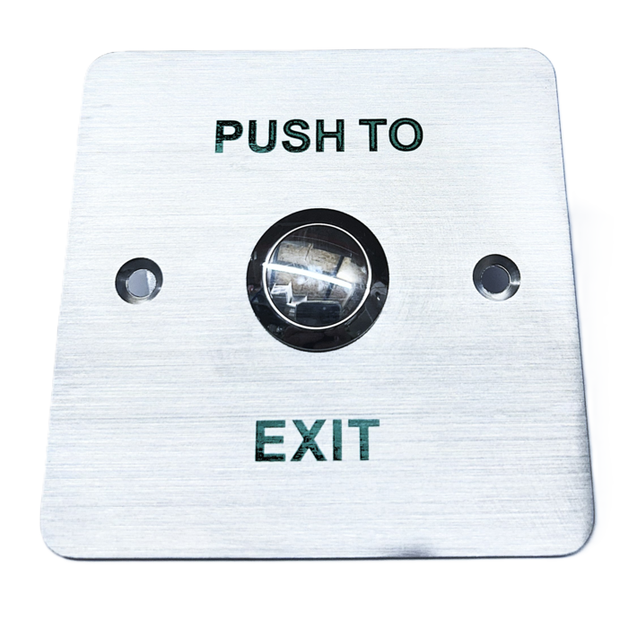 Door opener button stainless steel square built-in NO/NC/CO