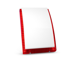 satel The 4001R red outdoor siren with optical and acoustic signaling