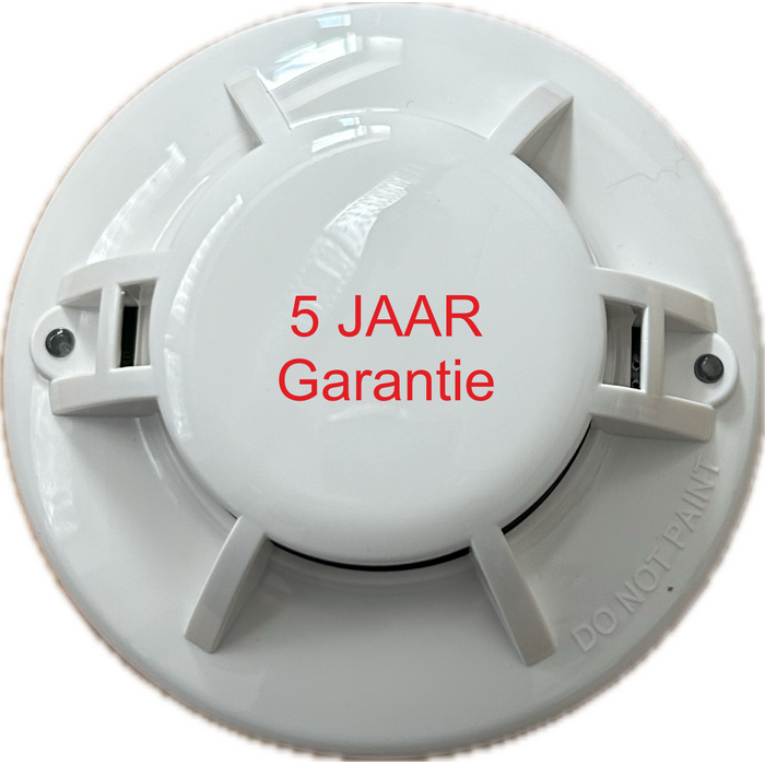 OBS Optische rookmelder 12V-24Volt met montage sokkel en interne buzzer/sirene 80dB