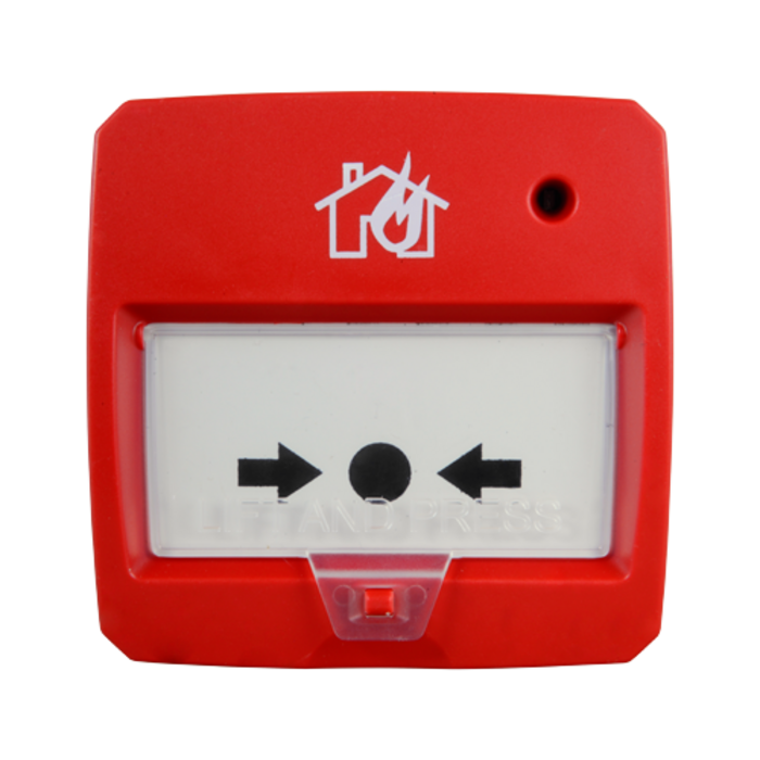 Conventional manual red call point with LED indication certified EN54-11