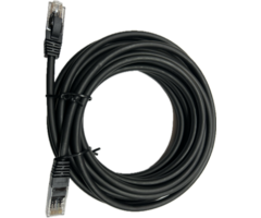 UTP-kabel Ethernet RJ45-connector Categorie 6 5m zwart
