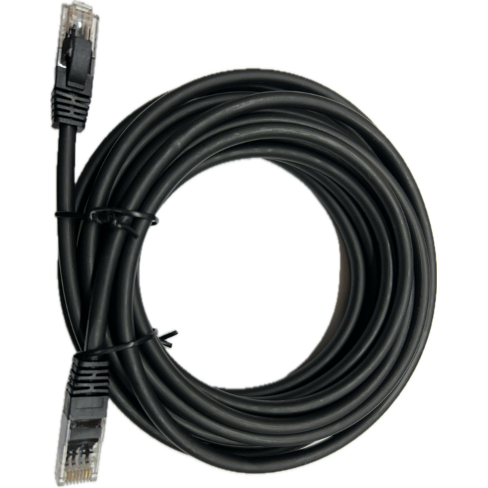 UTP cable Ethernet Connector RJ45 Category 6 Halogen Free Casing 5 m ZWART