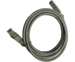 UTP-kabel Ethernet RJ45-connector Categorie 6  2m WIT