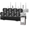 Nivian WiFi CCTV kit, WIFI cameraset 8 camera's 3MP en recorder