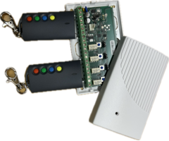 4-channel remote control set, incl. 2x 4K remote controls