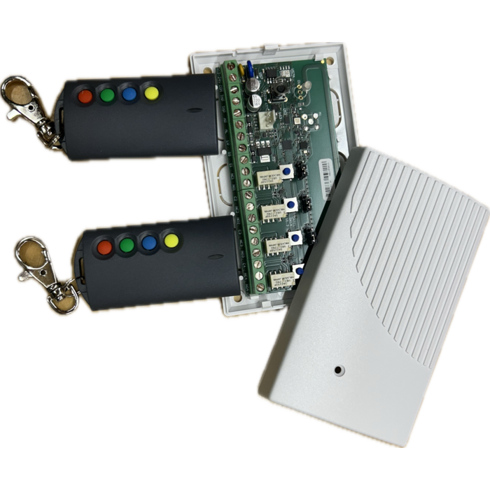 4-channel remote control set, incl. 2x 4K remote controls