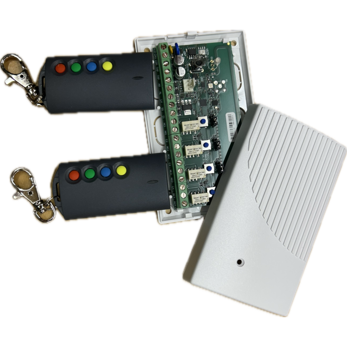 4 kanaals ontvanger RK-4K met 2 handzender