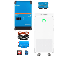 Thuisbatterij Victron Multiplus II 5000VA met 1x Dyness 14.3KWH met standaard installatie