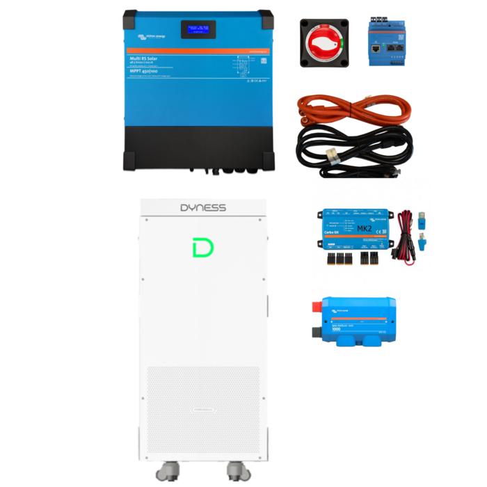 Thuisbatterij Victron RS Smart Solar 48V/6000VA/230V  met 1x Dyness 14.3KWH met standaard installatie