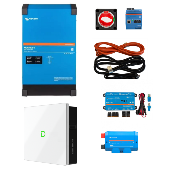 Victron Multiplus II 5000VA Home Battery with 1x Dyness 10.24KWH with standard installation