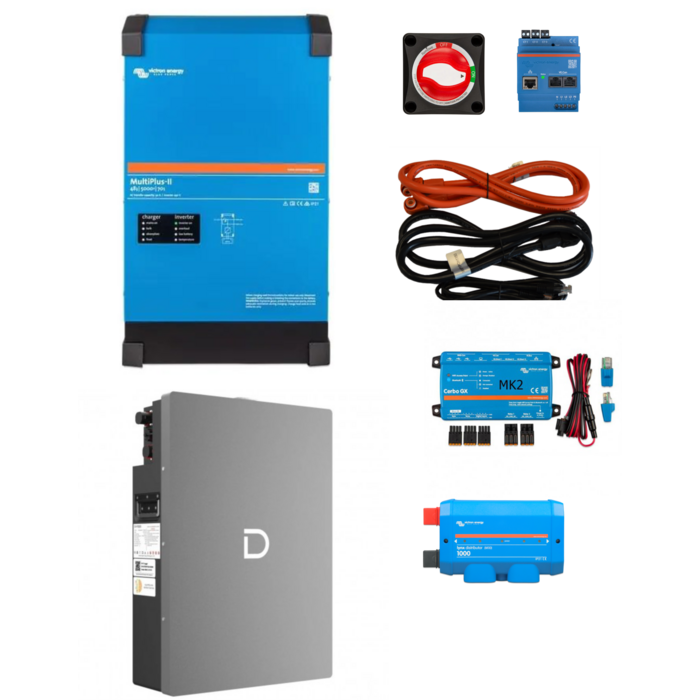 Victron Multiplus II 5000VA Home Battery with 1x Dyness 5.12KWH with standard installation