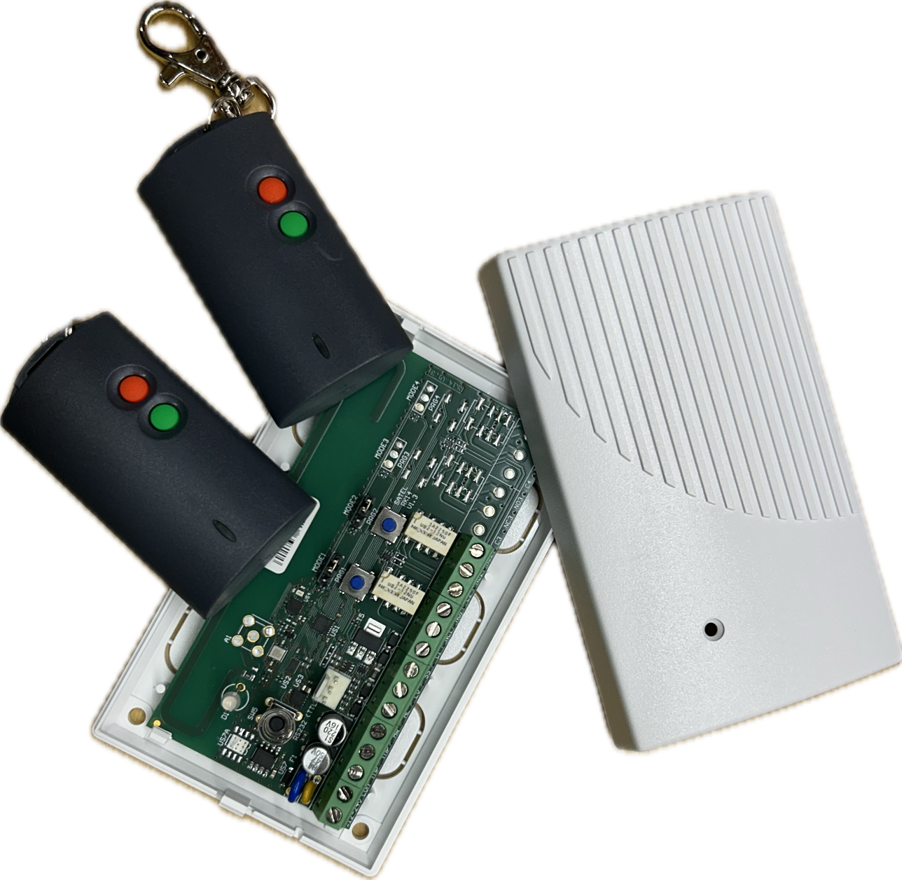 Draadloze afstandbedieningen 1 kanaal 2 kanalen of 4 kanaals voor op afstand schakelen van sloten of andere mogelijkheden