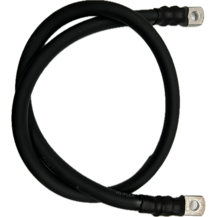 Battery cable black 35mm² length 80cm M8 to M8 maximum cable temperature 70 degrees