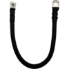 Battery cable black 35mm² length 40-80cm M8 to M10 rotated 180 degrees hard to hard with M8 and M10 connector rotated 180 degrees