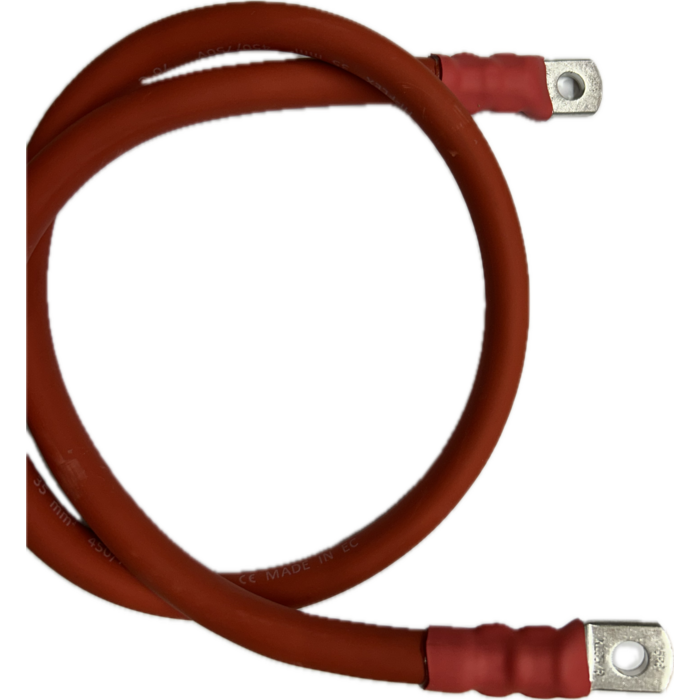 Battery cable red 35mm² length 80cm M8 to M8 maximum cable temperature 70 degrees