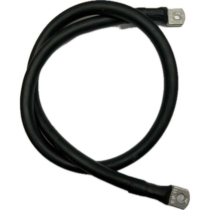 Battery cable black 70mm² length 80cm M8 to M8 maximum cable temperature 70 degrees