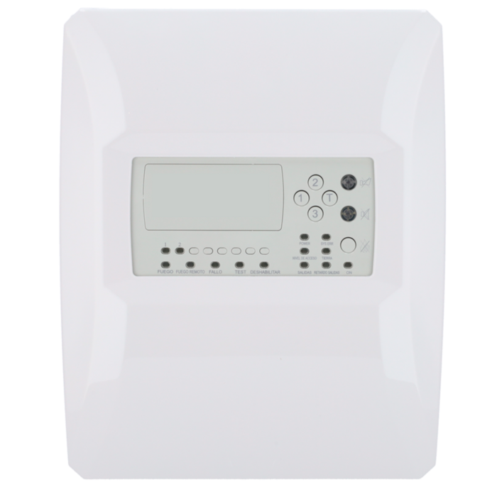 Fire alarm system fire alarm control panel with 2 inputs and 2 outputs