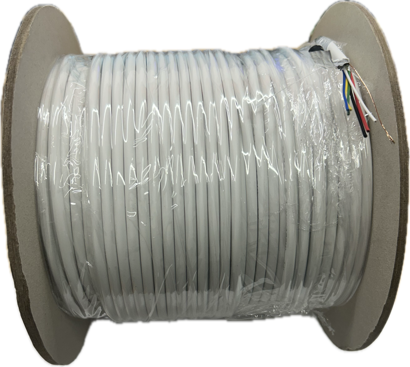 OBS 100 meters Alarm cable 2x0.5+4x0.22m shielded flexible roll of 100 meters 99.95% copper with aluminum foil shielding