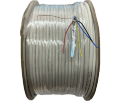 OBS 100 meters of alarm cable 4x0.22m flexible roll of 100 meters 99.95% shielded copper