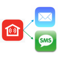 SMS / EMAIL / WHATSAPP doormelding Galaxy alarmsystemen via IP module