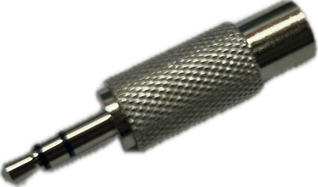 Audio verloop plug van 6mm naar tulp female