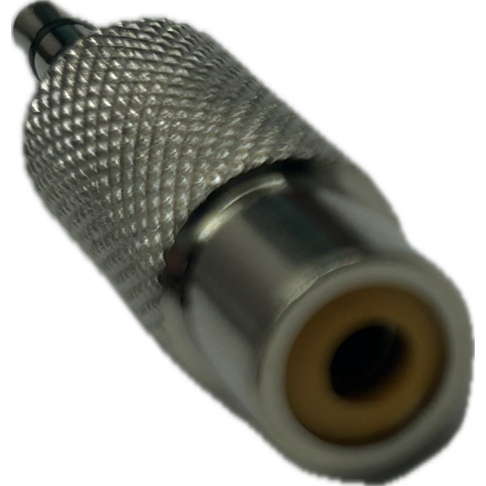 Audio adapter plug from 6mm to RCA female