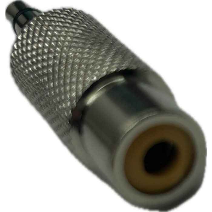 Audio verloop plug van 6mm naar tulp female