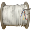 OBS 100 meter Alarm kabel 2x0,5+6x0,22m afgeschermd soepel haspel van 100meter 99.95% koper met afscherming