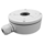 DS-1280ZJ-S - Junction box - For bullet and dome cameras - Suitable for outdoor use - Wall or ceiling installation - Cable pass - Color white 53.4 (H) x 137 (Ø) mm