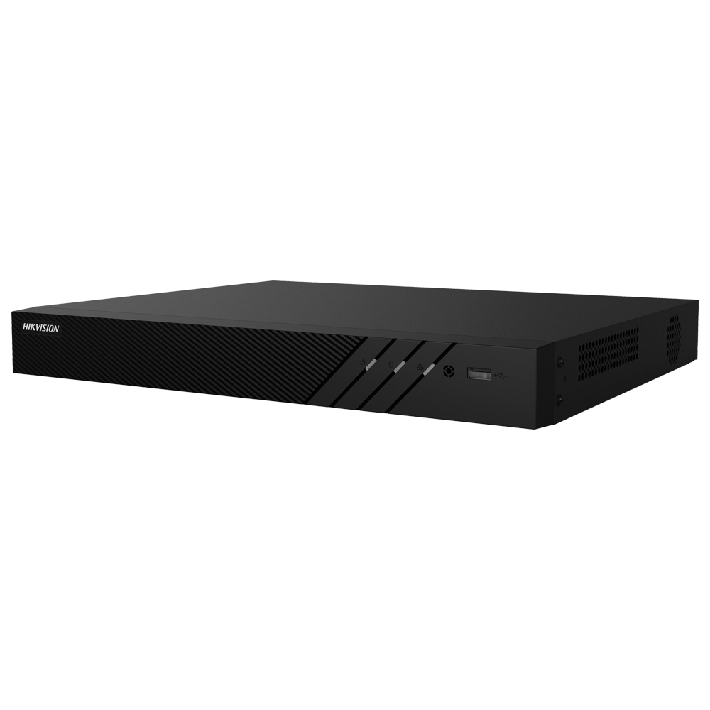 Hikvision DS-7616NI-Q2/16P(E) - Hikvision NVR 16 CH VALUE bereik - maximaal PoE switch 150 W - maximale resolutie 2ch@8Mpx - bandbreedte 160 Mbps - Space for 2 hard disks...