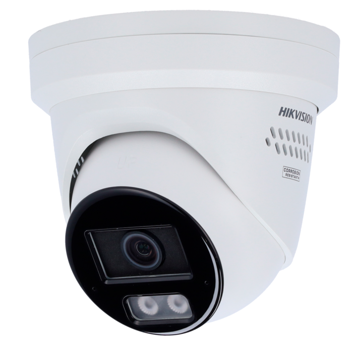 Hikvision DS-2CD2347G3-LIS2UY/SL(2.8mm) - Hikvision IP camera Turret PRO range ColorVu3.0 - Resolution 4 MPx | PoE IEEE802.3at - ColorVu3.0: color image HIKAI-ISP F1.0 1/1.8"...