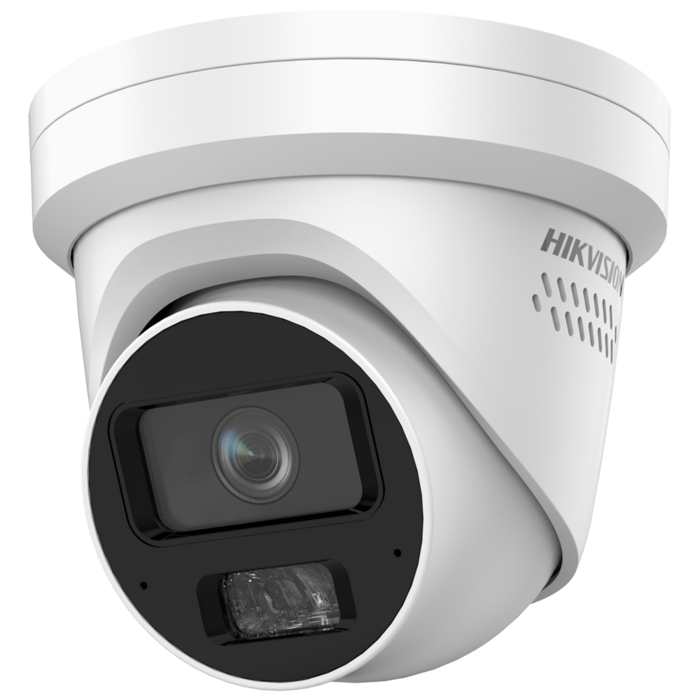 Hikvision iDS-2CD5347G2/V-XS(2.8mm) - Hikvision IP turretcamera - PRO bereik - 4 MP | Lens 2.8 mm - IR en wit licht 30 m | WDR 120 dB | ColorVu - PoE | H.265+| IP67 Det. 2.0 movement...