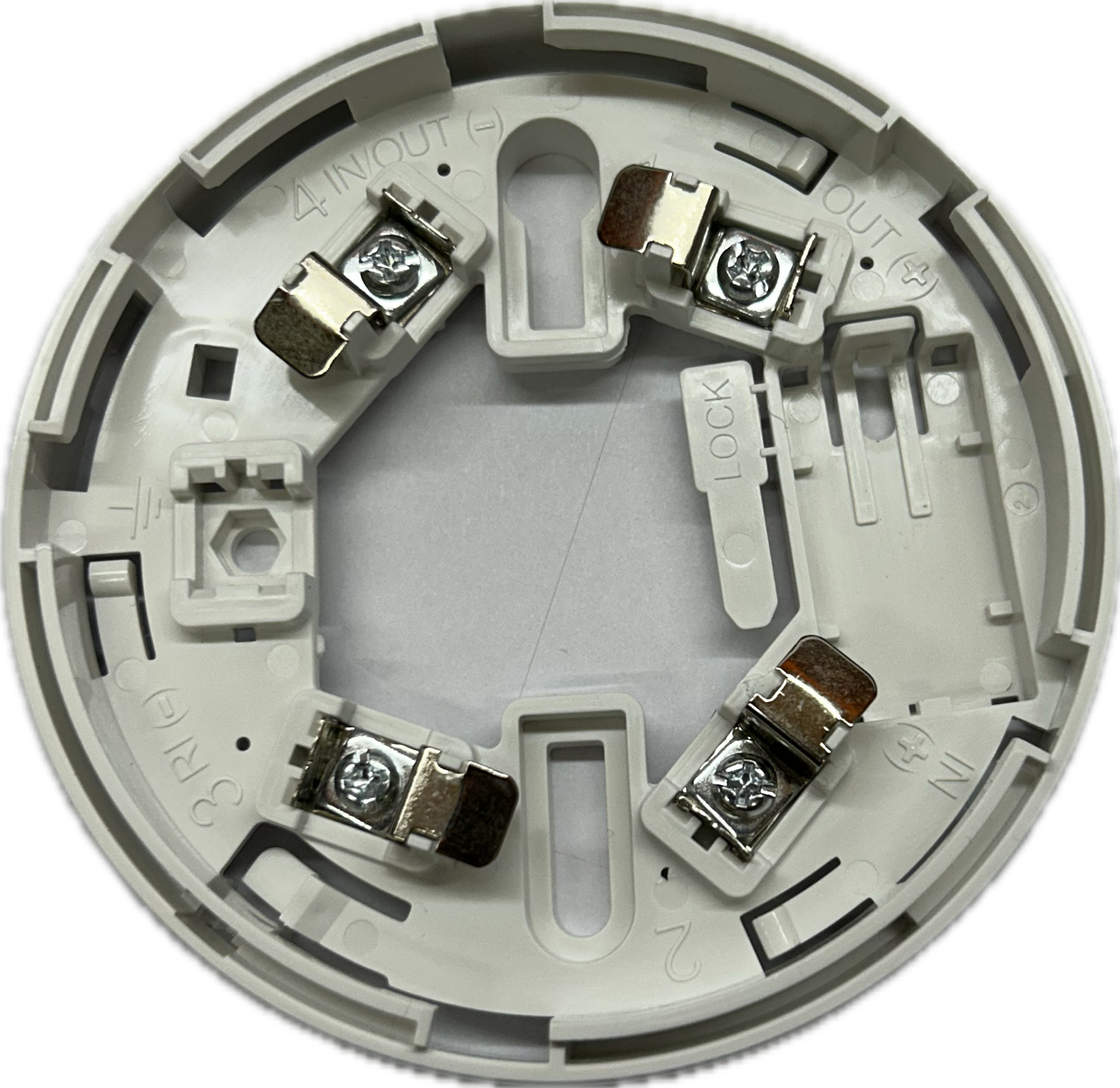 Optical and thermal smoke detector 9000M with base for fire alarm control panel (FACP)